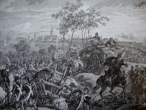 Осада Тионвиля в 1792 году. Гравюра