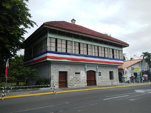 Original view of Rizal Shrine before it was painted green