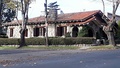 A Mar del Plata style chalet, with its traditional coating of locally extracted orthoquartzite in Mar del Plata, Argentina