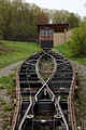 A short passing track on a funicular in Pennsylvania