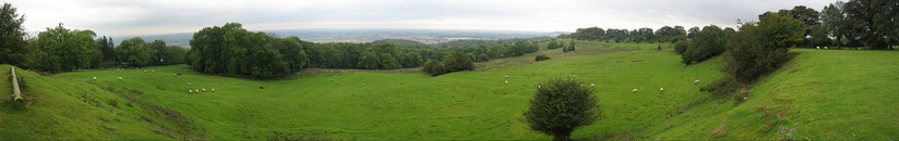  A panoramic view of the site of the games