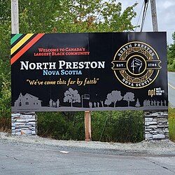 Entrance to North Preston