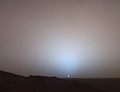 Марсианское небо на закате