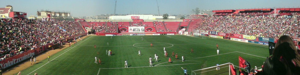  A panoramic photograph of the stadium in December 2009