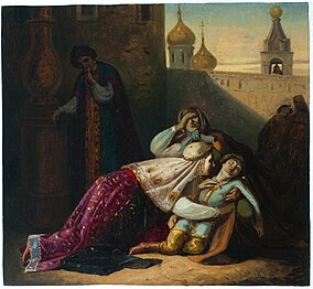 Убиение царевича Дмитрия в Угличе. 1860-е