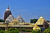 Row-wise from top-left: Angkor Wat, Cambodia (the world's largest religious structure); Sri Sri Radha Krishna Temple, United States; Jagannath Temple, Odisha; Besakih Temple, Bali; Ranganathaswamy Temple, Tamil Nadu; Pashupatinath Temple, Nepal; Dakshineswar Kali Temple, West Bengal; Somnath Temple, Gujarat