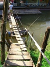 Plank footbridge, Thailand