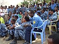 Местные стражи порядка во время тренинга по профилактике ВИЧ