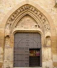 Portada del gótico-florido de la Iglesia de San Andrés.