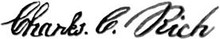 Signature of Charles C. Rich