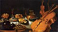 Still Life with Musical Instruments, 1623, Louvre Museum, Paris.
