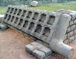 Stone door in Hampi (India)