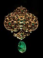 Spanish gold and emerald pendant