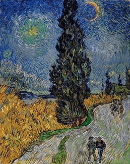 Vincent van Gogh, Country Road in Provence by Night, 1889, May 1890, Kröller-Müller Museum
