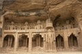 Tirthankara statues at Siddhachal Caves inside Gwalior Fort, Madhya Pradesh