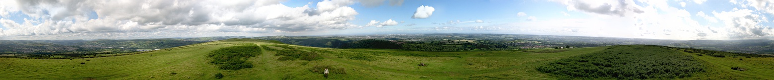  Panoramic view from The Garth