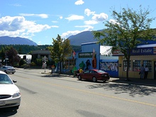 Shops on Broadway street