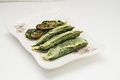 Pan-fried perilla leaves