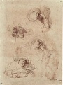 «Четыре наброска Саскии» (1635, Роттердам).