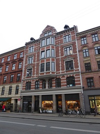 Nyhavn is a 17th-century waterfront lined by brightly coloured townhouses.