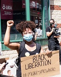Whole Foods Market protest on Black Lives Matter clothing policy