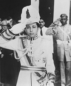 Faisal II in ceremonial uniform