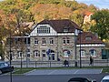 Edificio de la estación de tren de la ciudad de Eppstein.