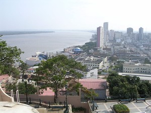 Puerto de Guayaquil de Ernesto Charton de Treville.