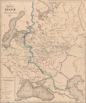 Западная граница России в начале XVII века