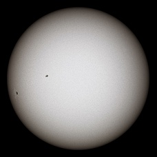 Image of the Sun, a G-type main-sequence star, the closest to Earth