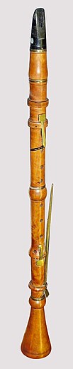 Clarinete histórico con 4 llaves (~ 1760)