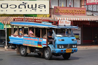 Isuzu Elf at Sukhothai province