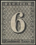 Цюрихская шестёрка. Швейцария (1843)