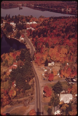 Aerial view of Inlet in 1973