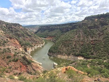 Río Tula atravesando el municipio de Mixquiahuala de Juárez.