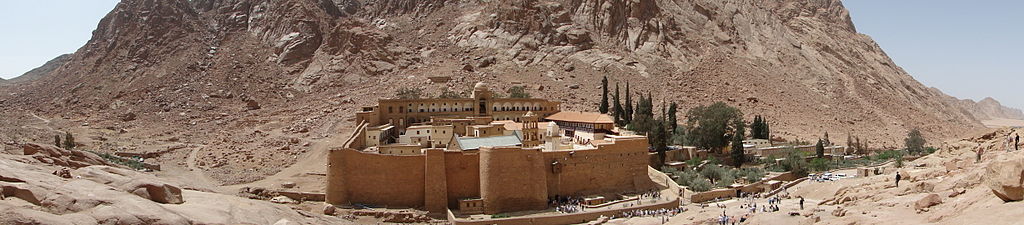  A panorama of St Catherine's Monastery