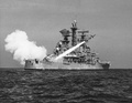 USS Little Rock (CLG-4) dispara un Talos, 4 de mayo de 1961.