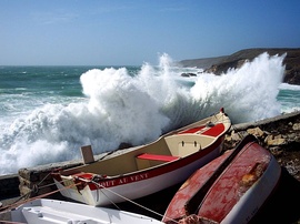 A storm at Pors Loubous