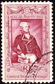 200th anniversary of the birth of Lafayette, 1957 issue