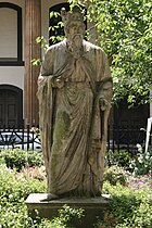 Statue of King Alfred the Great in Trinity Church Square, Southwark. (See "King Alfred the Great, Southwark section")