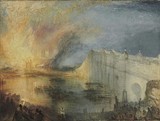 J. M. W. Turner, The Burning of the Houses of Lords and Commons (1835), Philadelphia Museum of Art