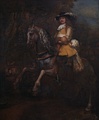 Frederick Rihel, a merchant on horseback by Rembrandt, c. 1663