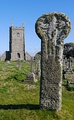 One of the crosses in the churchyard