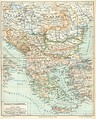 Балканский полуостров в 1888