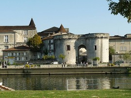 The Saint-Jacques gate in Cognac