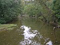 North River viewed from Cold Stream Road (County Route 45/20) bridge at North River Mills