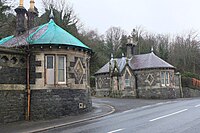 Entrance lodges for Stoneyhill (John Ballantyne), Walkerburn