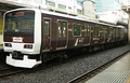 Set 502 in all-over brown livery in October 2009