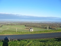 View looking north from Walbury Hill Car Park