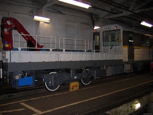 Грузопассажирская автомотриса модели 81-730.05 для метрополитена